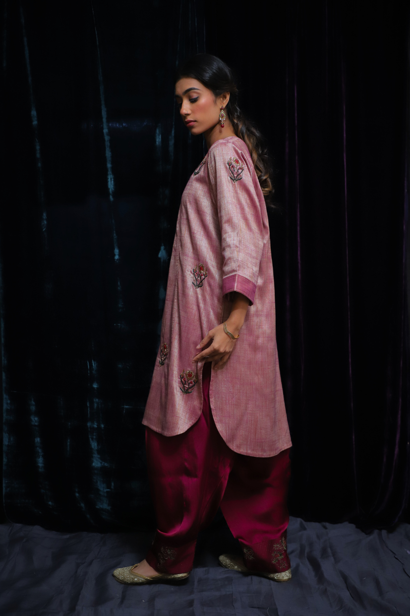 Nagma Kurta Set (PURPLE)