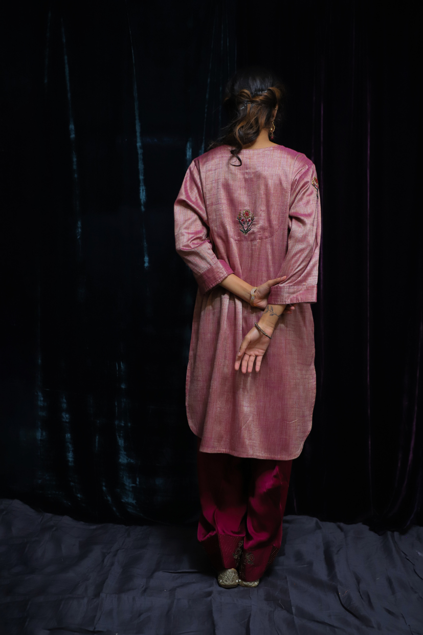 Nagma Kurta Set (PURPLE)