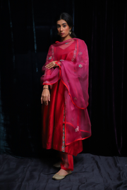 Naseem Kurta Set (RED)